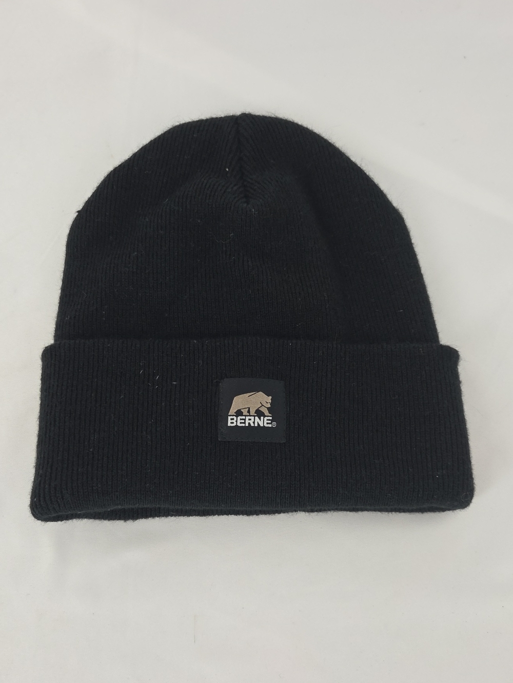 Berne Toque Beanie Sock hat Black Unisex